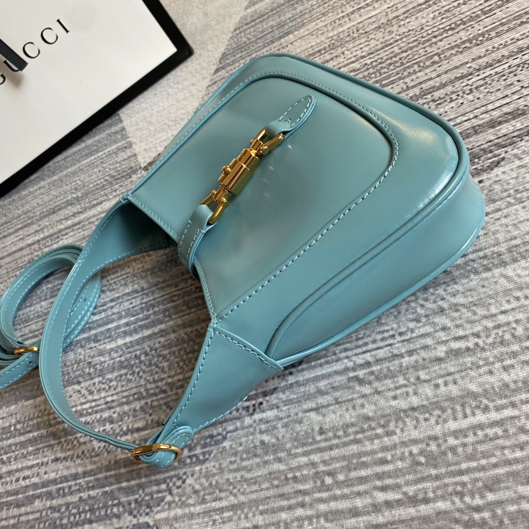 Gucci Jackie 1961 Mini Shoulder Bag 637091 Light blue